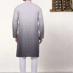Jompers Printed Ombre Regular Kurta with Pyjamas image 5