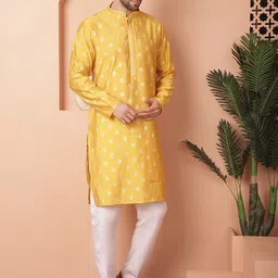 Anouk Ethnic Motifs Printed Regular Kurta With Pyjamas image 2