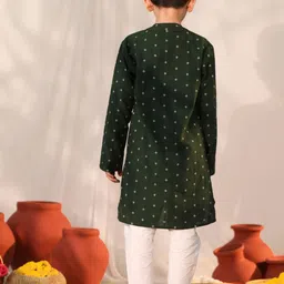 VASTRAMAY Boys Regular Kurta with Pyjamas image 3