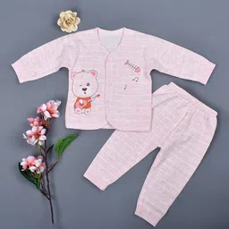Moms Home Infants Checked Shirt with Pyjamas-image-37