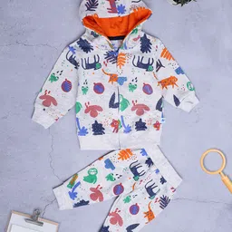 V-Mart Kids Conversational Printed T-Shirt With Pyjamas-image-12