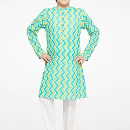 BAESD Boys Printed Kurta with Pyjamas-33