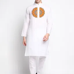 DEVOILER Ethnic Motifs Printed Regular Kurta With Pyjamas-91