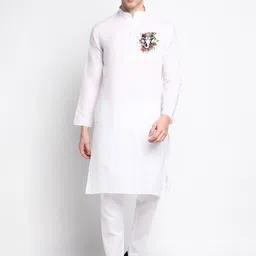 DEVOILER Ethnic Motifs Printed Regular Kurta With Pyjamas-93