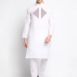 DEVOILER Ethnic Motifs Printed Regular Kurta With Pyjamas-picture-21