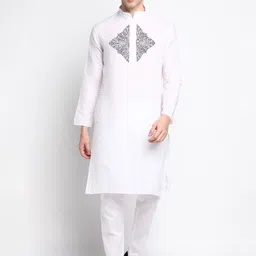 DEVOILER Ethnic Motifs Printed Regular Kurta With Pyjamas-picture-41