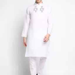 DEVOILER Ethnic Motifs Printed Regular Kurta with Pyjamas-picture-42