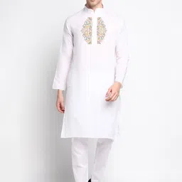 DEVOILER Ethnic Motifs Printed Regular Kurta With Pyjamas-picture-53