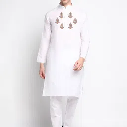 DEVOILER Ethnic Motifs Printed Kurta With Trousers-picture-55