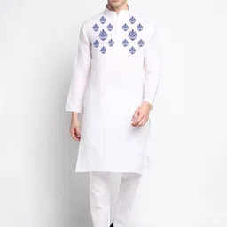 DEVOILER Ethnic Motifs Printed Regular Kurta With Pyjamas-16