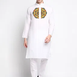 DEVOILER Ethnic Motifs Printed Regular Kurta With Pyjamas-picture-33