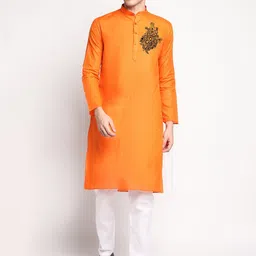 DEVOILER Ethnic Motifs Printed Kurta With Trousers-picture-12