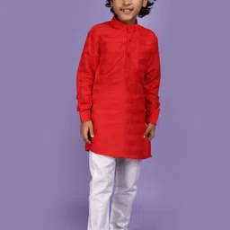 V-Mart Boys Regular Pure Cotton Kurta With Pyjamas-10