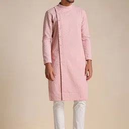 Manyavar Men Embroidered Kurta with Pyjamas-image-40