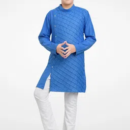 Jeetethnics Boys Blue Kurta with Pyjamas-13