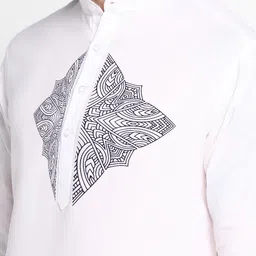 DEVOILER Ethnic Motifs Printed Regular Kurta With Pyjamas image 2