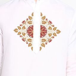 DEVOILER Ethnic Motifs Printed Regular Kurta With Pyjamas image 4