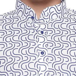 Jeetethnics Boys White Printed Regular Kurta with Pyjamas image 2