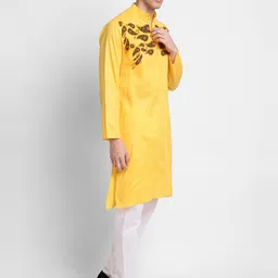 DEVOILER Ethnic Motifs Printed Regular Kurta With Pyjamas image 5