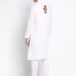 DEVOILER Men Ethnic Motifs Printed Kurta with Pyjamas image 2