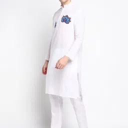 DEVOILER Ethnic Motifs Printed Regular Kurta With Pyjamas image 5