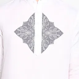 DEVOILER Ethnic Motifs Printed Regular Kurta With Pyjamas image 5