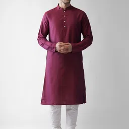 KISAH Men Grey Regular Kurta with Pyjamas image 2