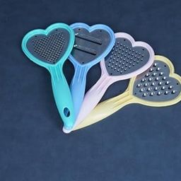 classic-hub Multipurpose Grater & Slicer for Cheese Vegetables Fruits Etc. Heavy Duty Non-Slip Kitchen Tool for Easy Grating and Slicing (Multicolor, Set of 4 Items) Multicolor image 2