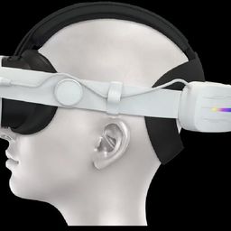bhys BHYS® D2 Junyu Head Strap Compatible for Quest 3 / 3S 128GB /256 GB / 512GB Built-in 8000 mAh Battery Pack with RGB Light image 4