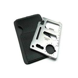PROTOS INDIA.NET ™ Multi Function 11 in 1 Pocket Tool Emergency Survival Tool Camping Pocket Tool (Multifunction Tool) image 1