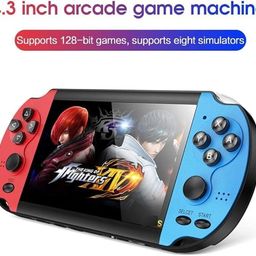 esportic [𝟏𝟓 𝐘𝐞𝐚𝐫 𝐖𝐚𝐫𝐫𝐚𝐧𝐭𝐲] [2025 New Edition] X7 Handheld Game Console Built-in Games 3000+ PSP Games, 8GB Internal Memory, Endless Entertainment, Multi-Functional, (Assorted Color) image 2