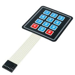 techtonics 4x3 Matrix Keypad Membrane Switch Arduino, Arm and Other MCU image 1