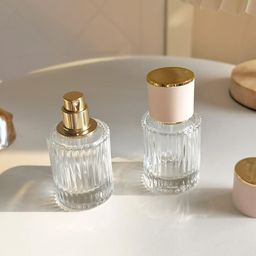 Hunky Dory 50ml Empty Refillable Reusable Perfume Bottle With Cap and Easy Pump For Perfume, Essential oil, Beauty,Travel And Costmeic Use (Pack of 1). image 2
