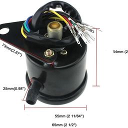 Atoray Dual Odometer Speedometer LED Backlight Neutral Headlight Turn Signal Indicator Digital Speedometer image 4