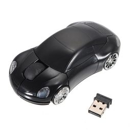 atdaraz 2.4G 1600DPI 3D Car Shape Wireless Optical Mouse USB Receiver for Laptop PC image 1