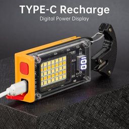 MIXEN Keychain Flashlight Multitool Small Flashlight 1000 Lumens Rechargeable Portable Seat Belt Cutter Screwdriver Mini COB Work Light Portable Solar Charging Type C Charging Emergency Tool image 4