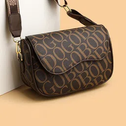 Diva Dale Animal Printed PU Oversized Structured Handheld Bag with Quilted image 1