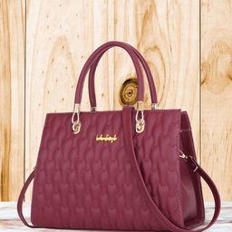 LIKE STYLE Structured Handheld Bag with Quilted-picture-26