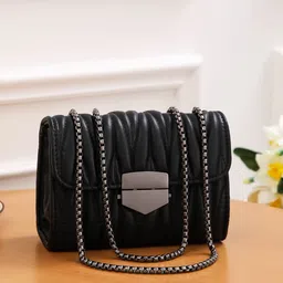 Diva Dale PU Structured Sling Bag-1
