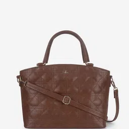 yelloe Textured Shoulder Bag with Quilted-5