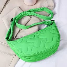 Accessorize London Quilted Sling Bag-58