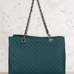 MINI WESST Structured Shoulder Bag with Quilted-50