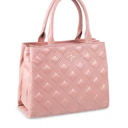 Mochi Textured Structured Handheld Bag with Quilted image 3