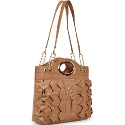 PARSLEY Structured Handheld Bag with Textured image 3