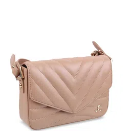 Mochi Textured Structured Sling Bag with Quilted image 2
