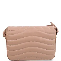 Mochi Textured Structured Sling Bag with Quilted image 5