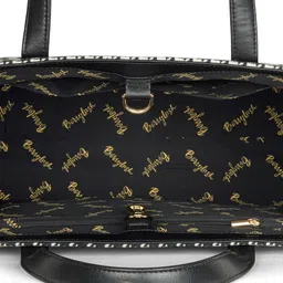 Berrylush Checked Structured Handheld Bag with Quilted image 4