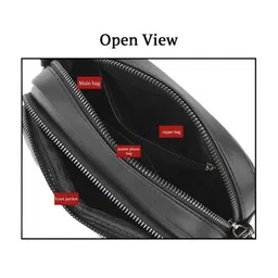 SYGA Textured Quilted Structured Sling Bag image 2