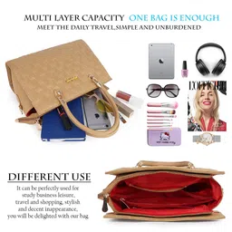 LIKE STYLE Structured Handheld Bag image 3