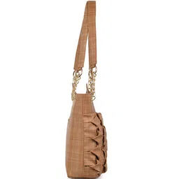 PARSLEY Structured Handheld Bag with Textured image 4